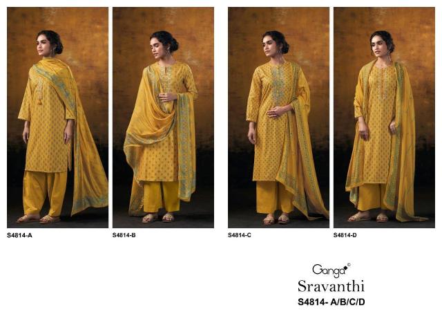 GANGA SRAVANTHI 4814 Wholesale salwar kameez online
