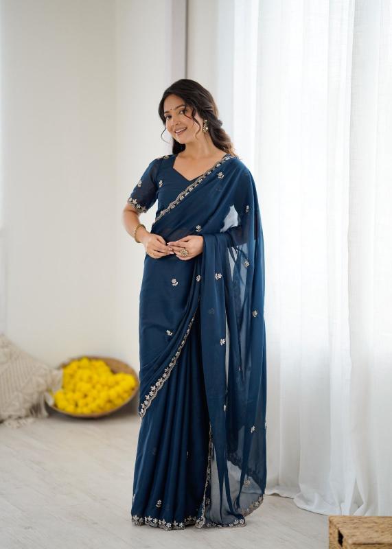 GC  SOFT STAR GEORGETTE SILK Saree manufacturers in West Bengal