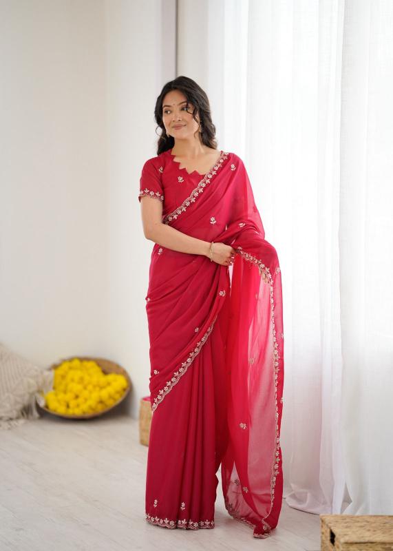 GC  SOFT STAR GEORGETTE SILK Saree manufacturers in West Bengal