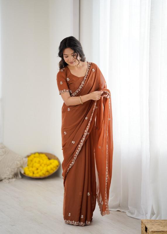 GC  SOFT STAR GEORGETTE SILK Saree manufacturers in West Bengal
