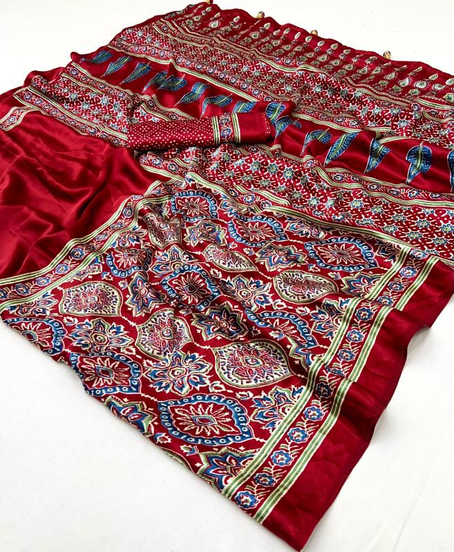 GIRNAR Ajrakh Luxe Kolkata saree wholesale suppliers