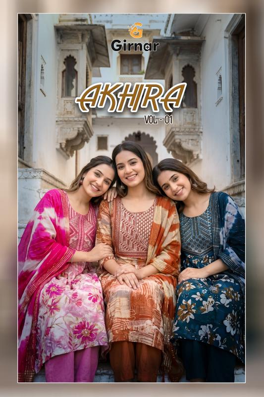 Girnar Akhira vol 1 catalog wholesale kurtis in wada