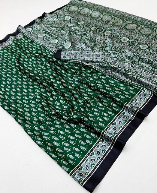 GIRNAR PURE AJRAKH 037 Wholesale saree market in Kolkata