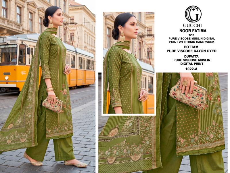 Gucchi Noor Fatima 1022 Catalog daily wear salwar kameez wholesale