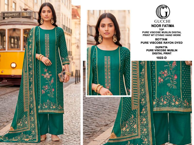 Gucchi Noor Fatima 1022 Catalog daily wear salwar kameez wholesale