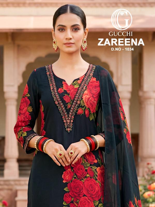 Gucchi Zareena 1034 catalog buy wholesale salwar kameez surat