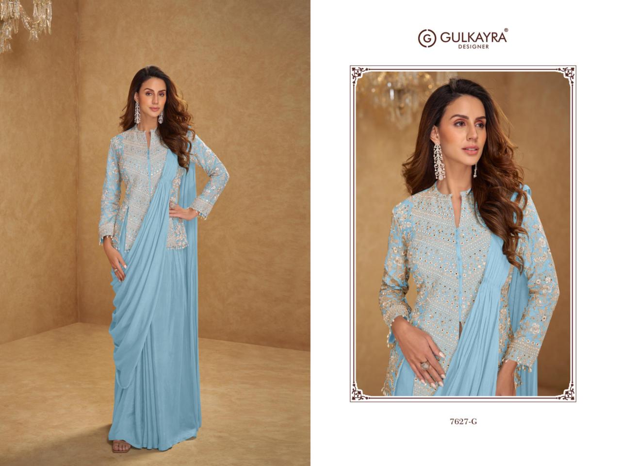 Gulkayra Mirza New Color catalog latest indo western style
