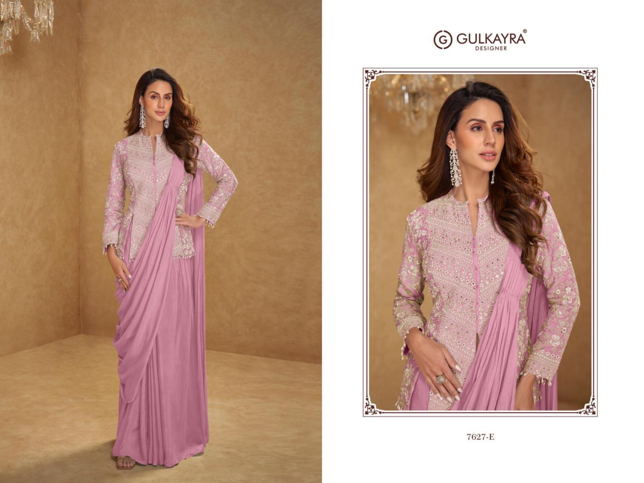 Gulkayra Mirza New Color catalog latest indo western style