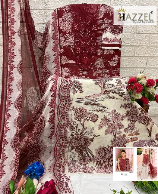 HAZZEL MARIA B 0370 & 0382 Designer salwar suits wholesale