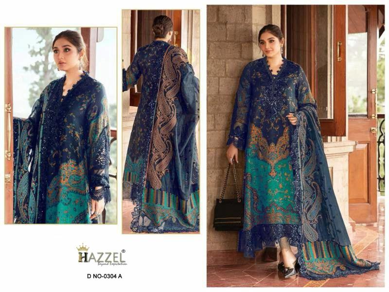 hazzel maria.b 304a/b Salwar kameez wholesale online