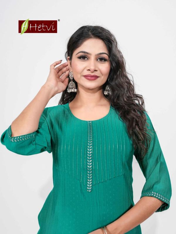 Hetvi Aarushi catalog kurtis wholesaler in vapi