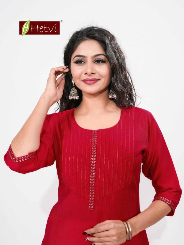 Hetvi Aarushi catalog kurtis wholesaler in vapi