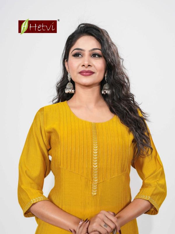 Hetvi Aarushi catalog kurtis wholesaler in vapi