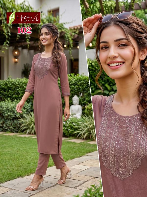 Hetvi Dhruvi catalog kurti wholesaler in puinan