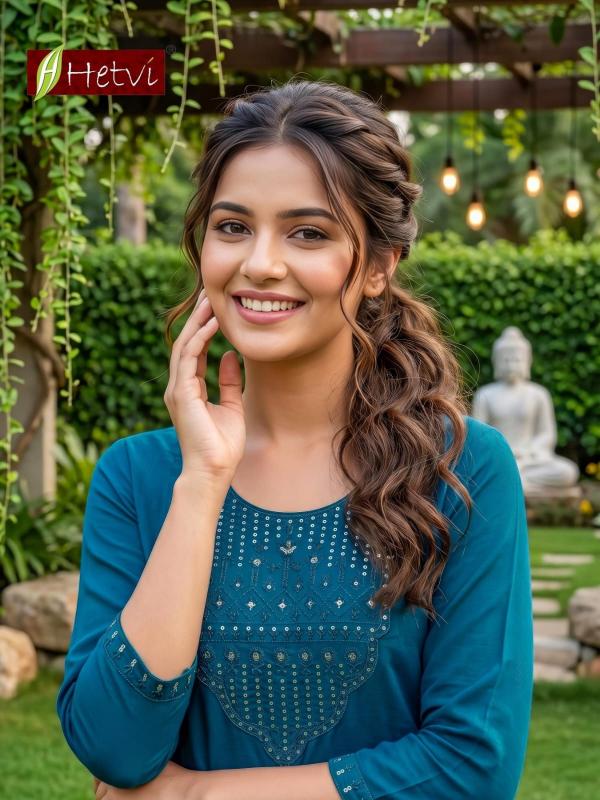 Hetvi Dhruvi catalog kurti wholesaler in puinan