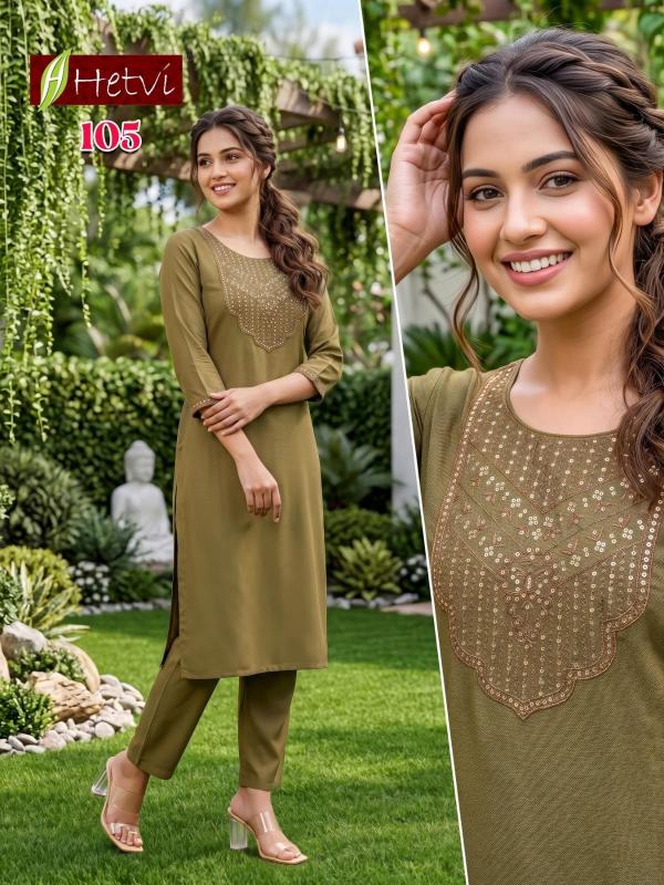 Hetvi Dhruvi catalog kurti wholesaler in puinan
