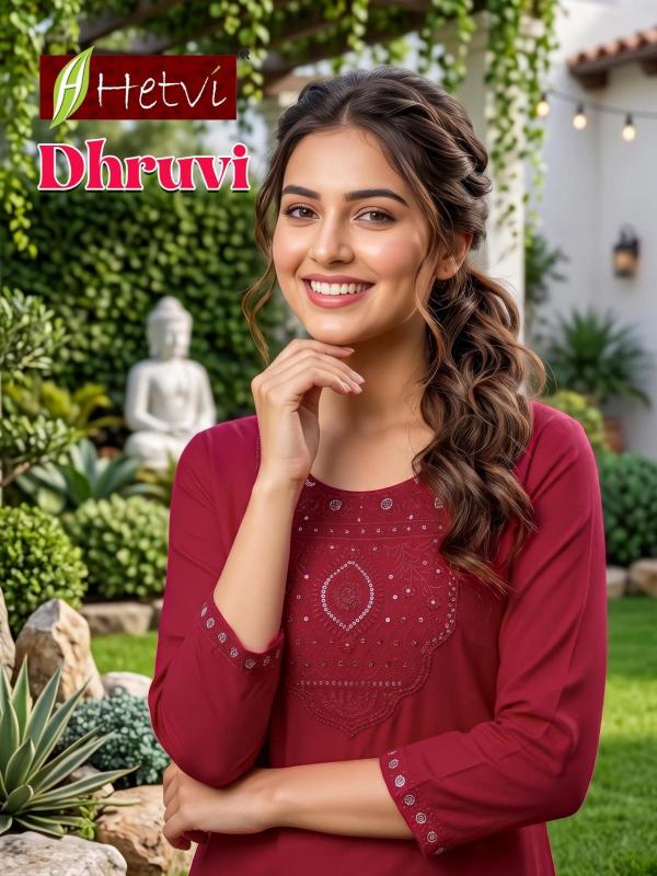 Hetvi Dhruvi catalog kurti wholesaler in puinan