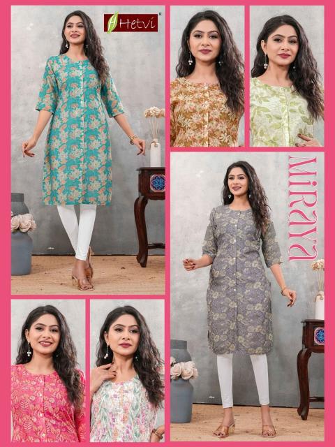 Hetvi Miraya catalog kurti wholesale in muzaffarpur