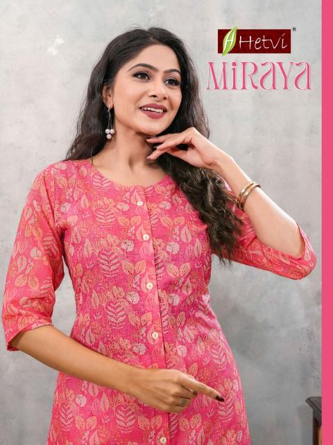 Hetvi Miraya catalog kurti wholesale in muzaffarpur