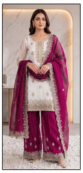 Hoor Tex 869 A To D catalog pakistani replica suits wholesale in india