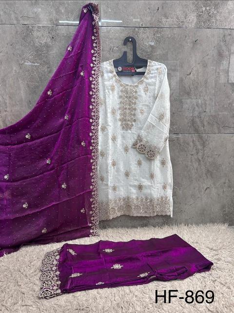 Hoor Tex 869 A To D catalog pakistani replica suits wholesale in india