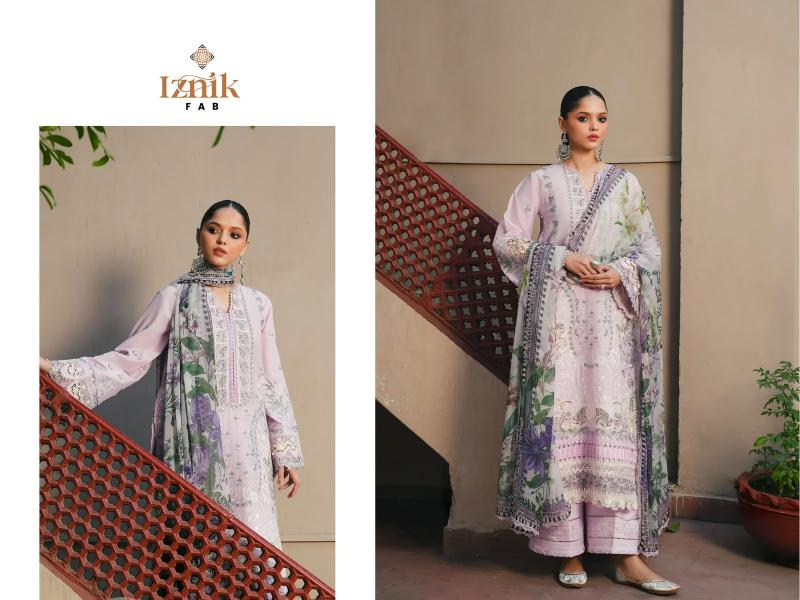 IZNIK Khaf Preimum Lawn Collections vol 2 catalog pakistani suits wholesale