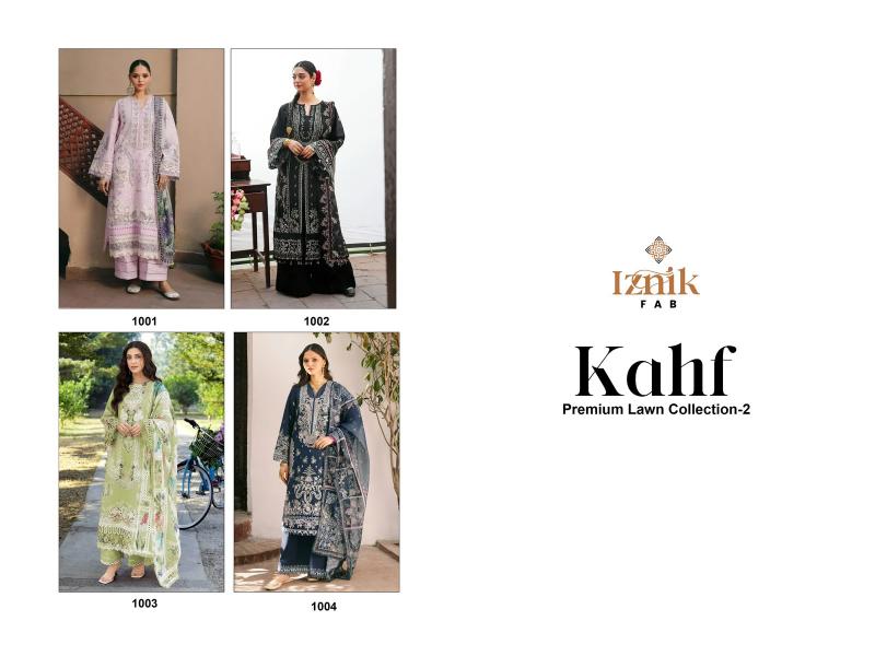 IZNIK Khaf Preimum Lawn Collections vol 2 catalog pakistani suits wholesale