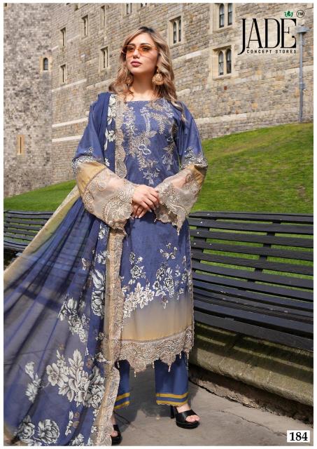 Jade Chevron Vol-19 – Karachi Readymade Kurti Pant With Dupatta - Wholesale Catalog
