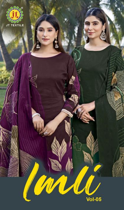 Jt Imli Vol-5 – Readymade Kurti Pant With Dupatta - Wholesale Catalog