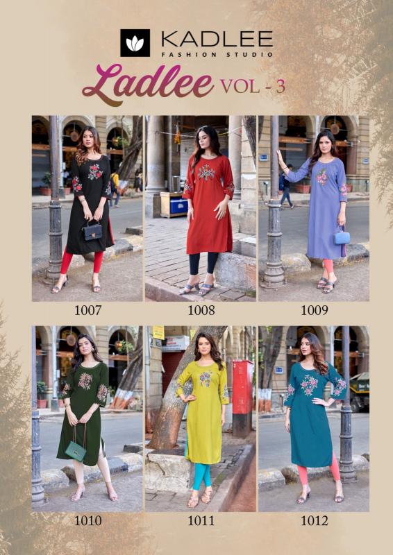 KADLEE Ladlee Vol 3 Wholesale kurtis in Hyderabad