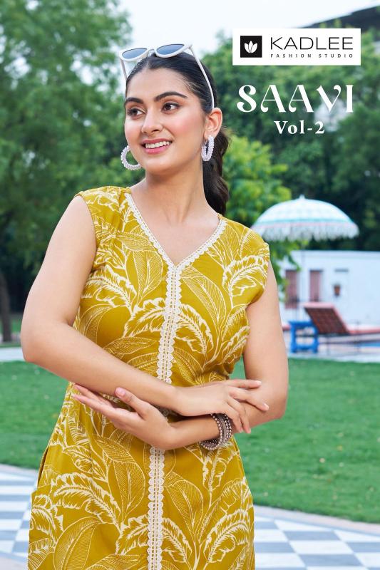 Kadlee Saavi vol 2 Catalog trendy co ord set 