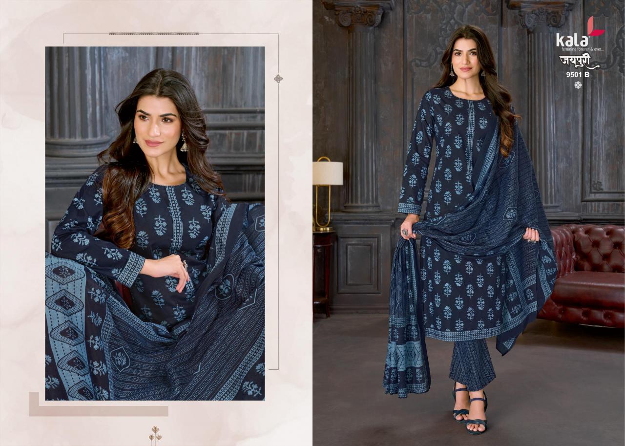Kala Jaipuri Vol-10 – Dress Material - Wholesale Catalog