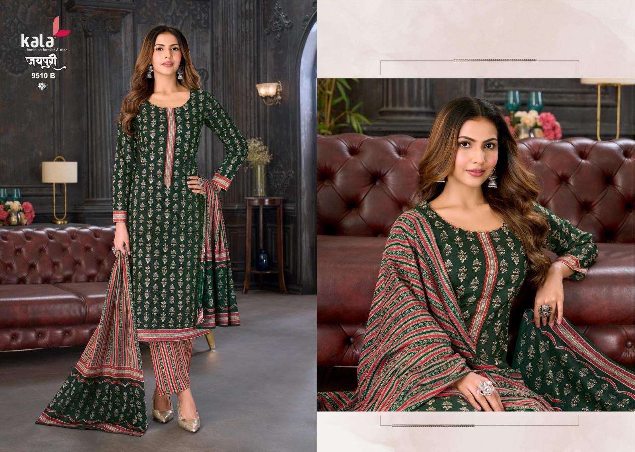 Kala Jaipuri Vol-10 – Dress Material - Wholesale Catalog