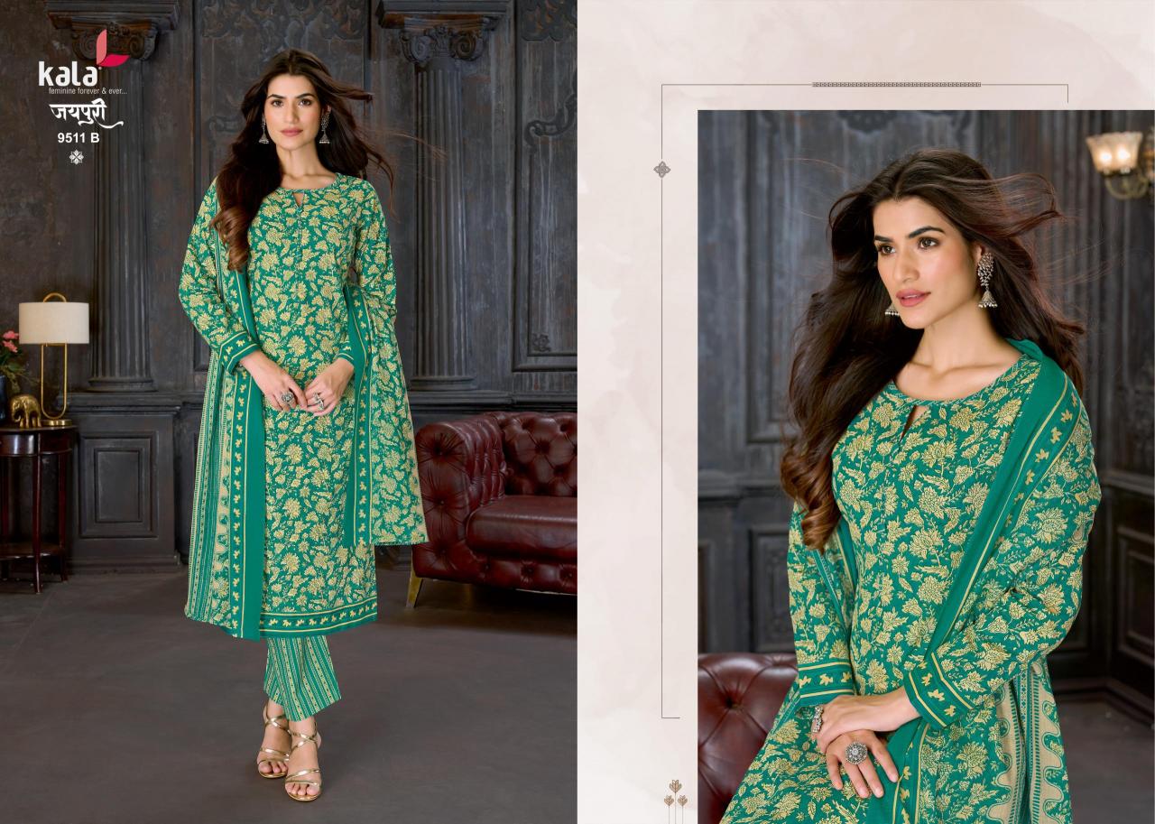 Kala Jaipuri Vol-10 – Dress Material - Wholesale Catalog