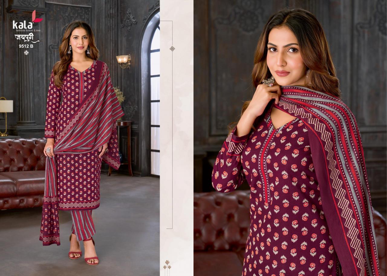Kala Jaipuri Vol-10 – Dress Material - Wholesale Catalog