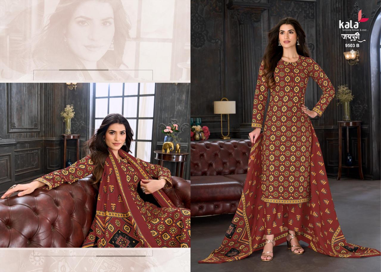 Kala Jaipuri Vol-10 – Dress Material - Wholesale Catalog