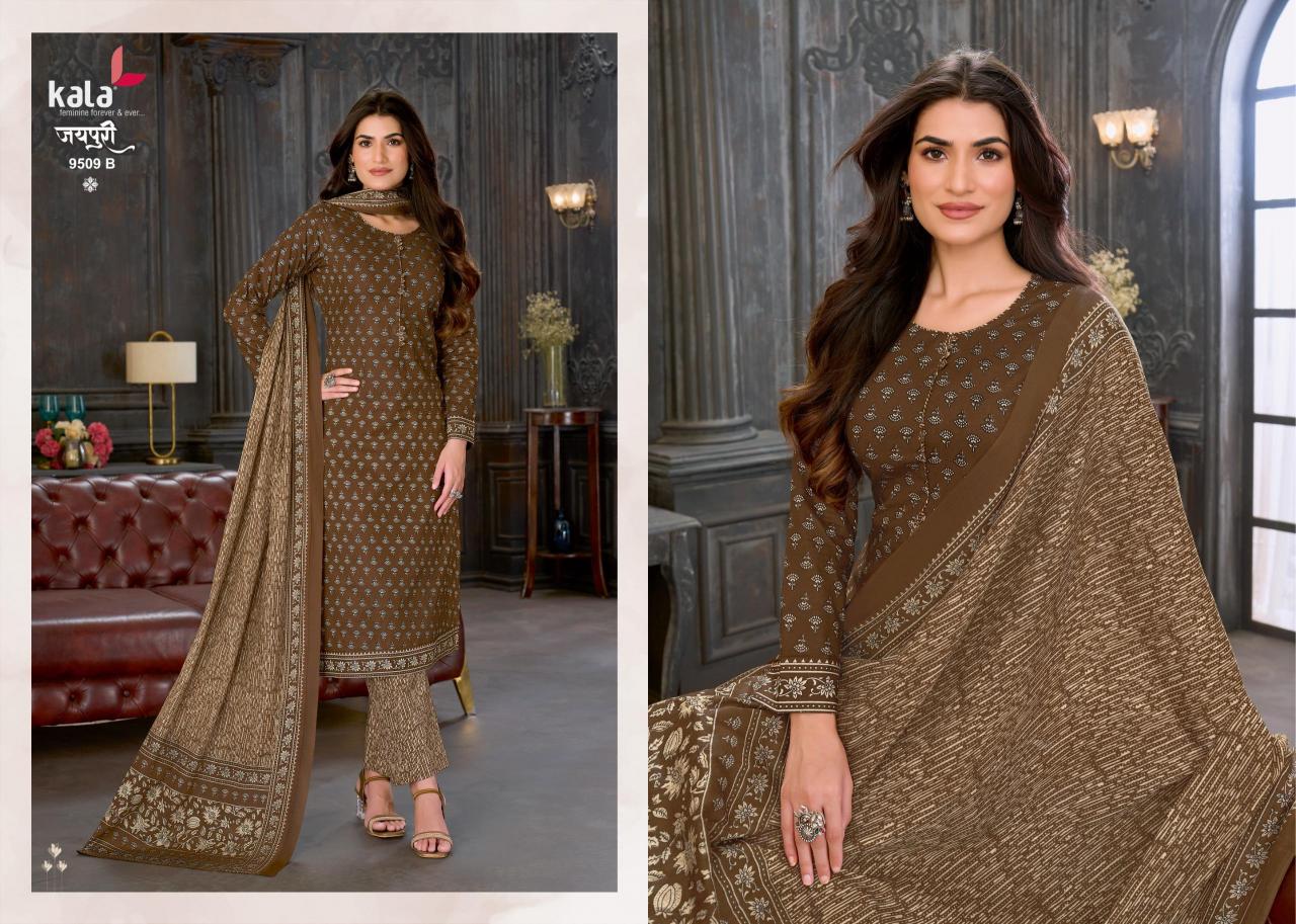 Kala Jaipuri Vol-10 – Dress Material - Wholesale Catalog