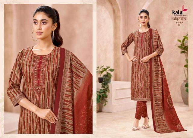 Kala Nakshatra Vol-5 – Kurti Pant With Dupatta - Wholesale Catalog