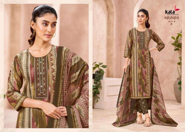 Kala Nakshatra Vol-5 – Kurti Pant With Dupatta - Wholesale Catalog
