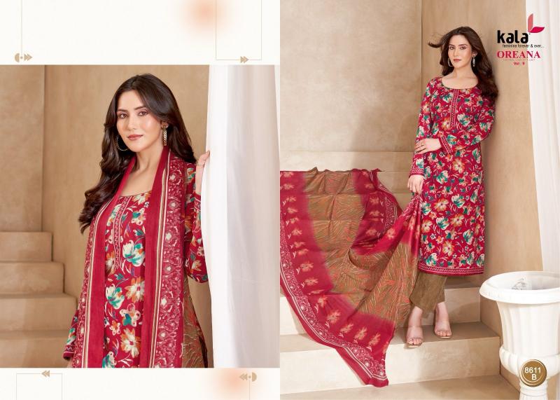 Kala Oreana Vol-9 – Dress Material - Wholesale Catalog