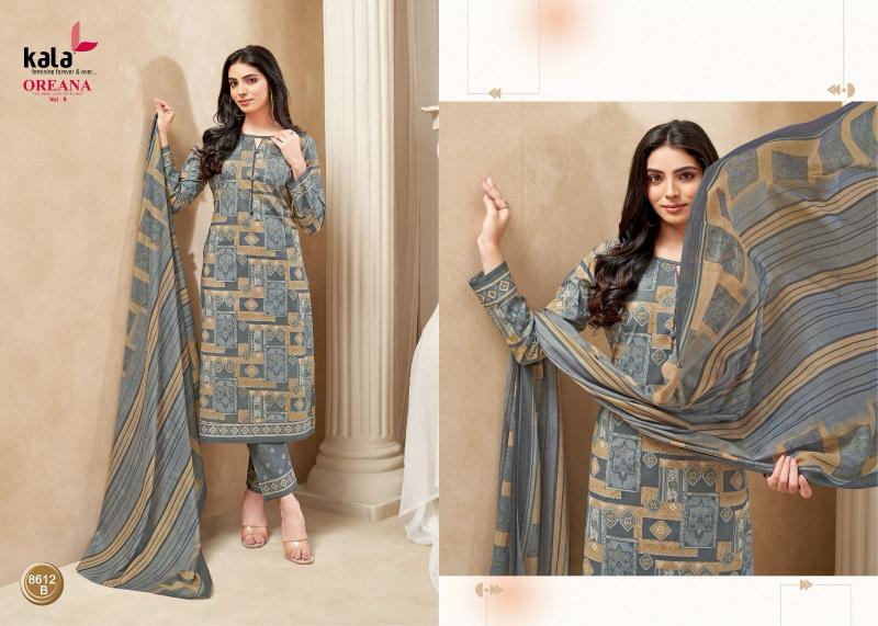 Kala Oreana Vol-9 – Dress Material - Wholesale Catalog