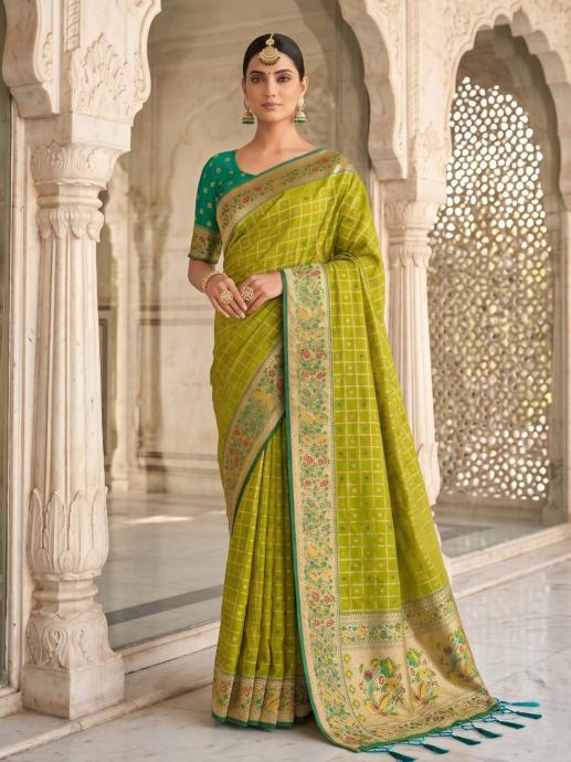 KALANIDHI SILK by SHREE SHYAM FASHION fancy designer Banarasi Soft Silk fabric saree wholesale with Fancy latkan