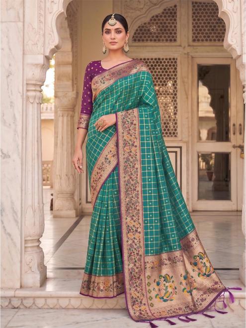 KALANIDHI SILK by SHREE SHYAM FASHION fancy designer Banarasi Soft Silk fabric saree wholesale with Fancy latkan