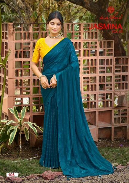 KASHVI JASMINE- VOL 1 Saree manufacturers in Pune