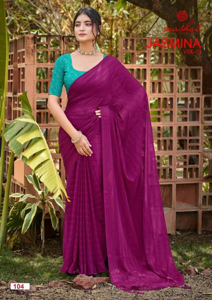 KASHVI JASMINE- VOL 1 Saree manufacturers in Pune