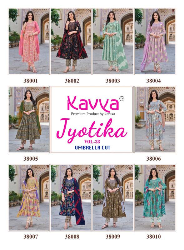 Kavya Jyotika vol 38 catalog wholesale kurti market in thane