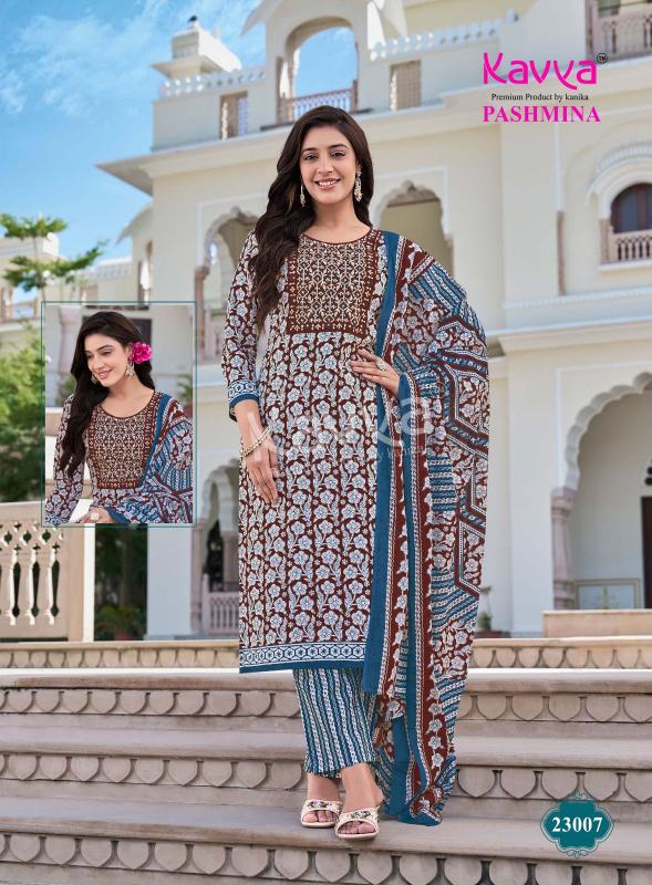 Kavya Pashmina Vol 23 catalog wholesale kurtis in gujarat