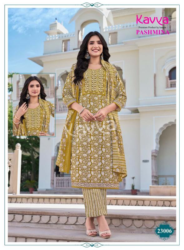 Kavya Pashmina Vol 23 catalog wholesale kurtis in gujarat