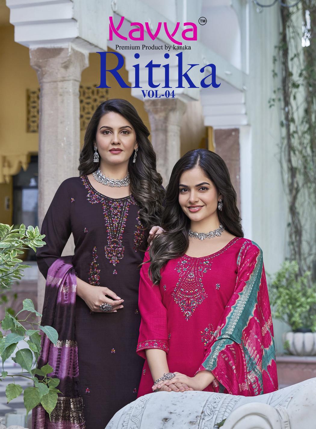 Kavya Ritika vol 4 catalog snf kurti wholesale 