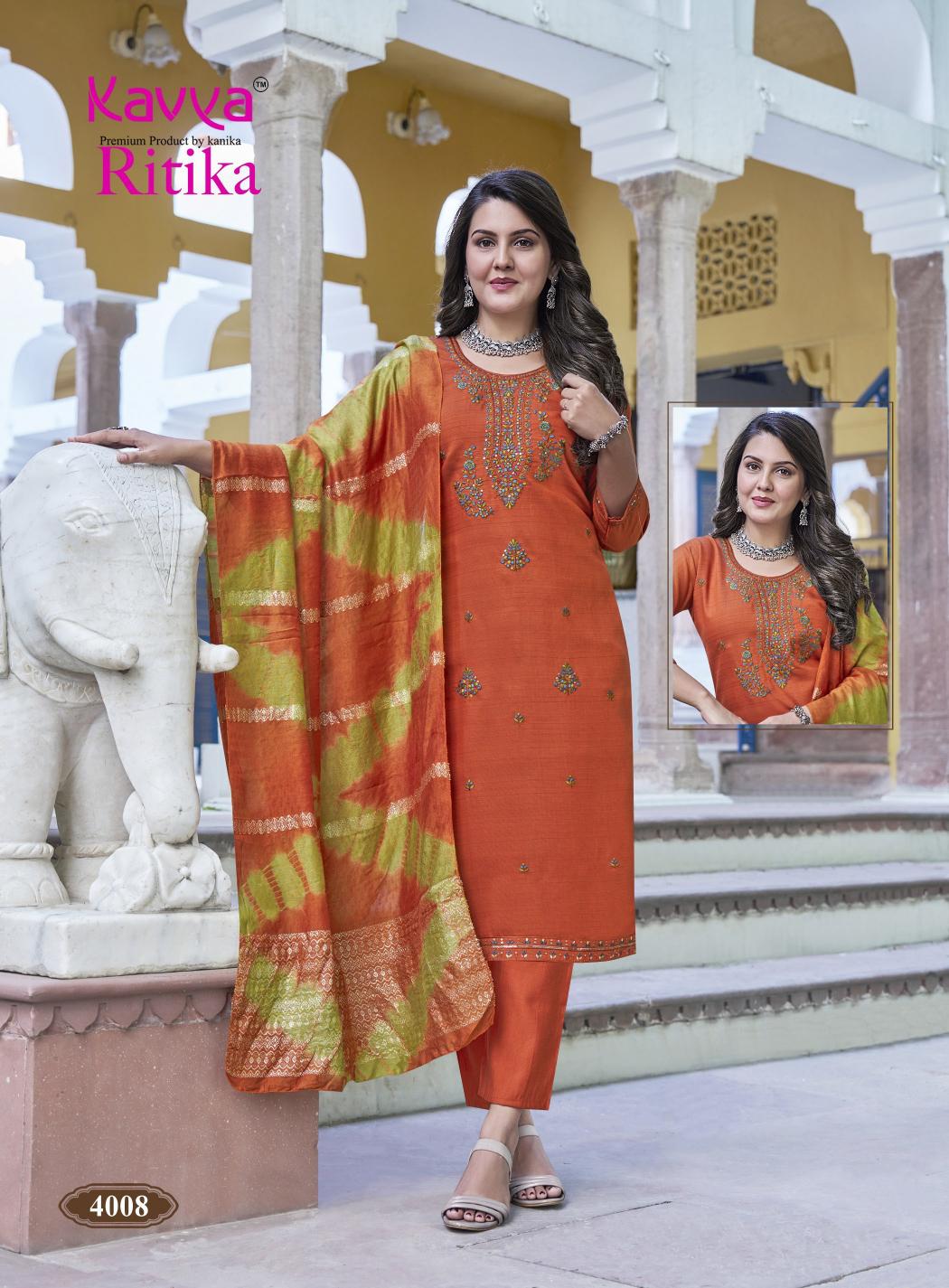 Kavya Ritika vol 4 catalog snf kurti wholesale 
